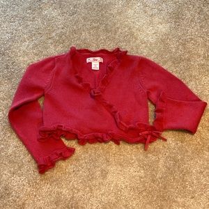 Gap Original pink sweater shawl 4t